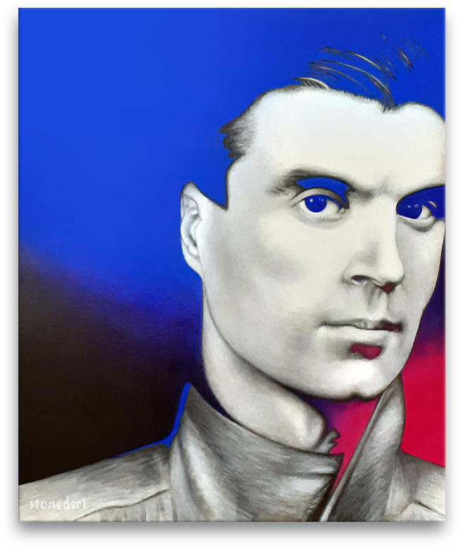 David Byrne original painting art