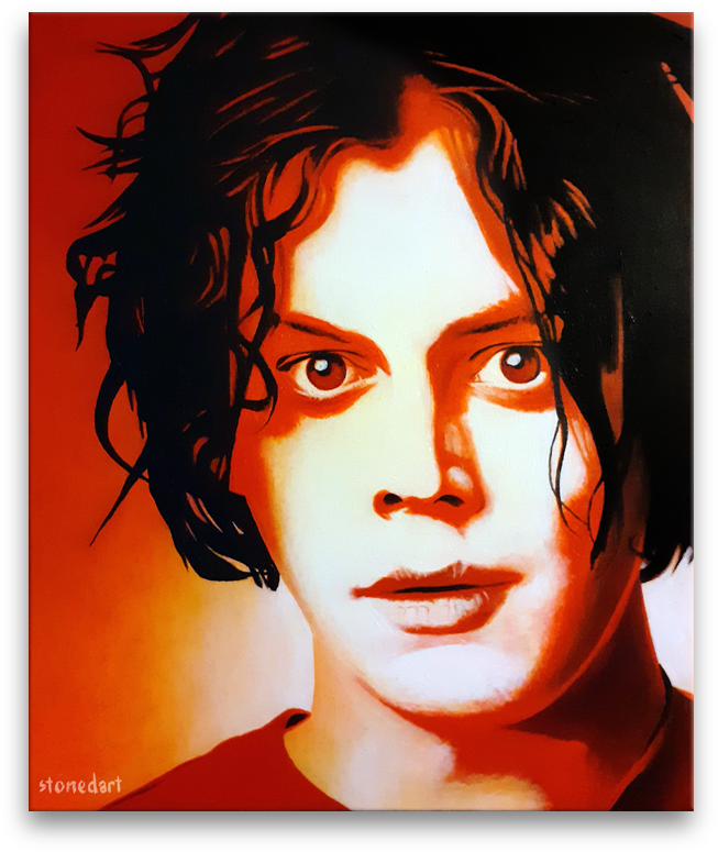 Jack White original painting art