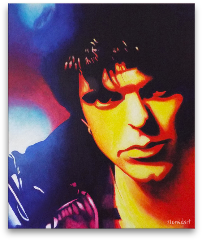 JJ Burnel original painting art