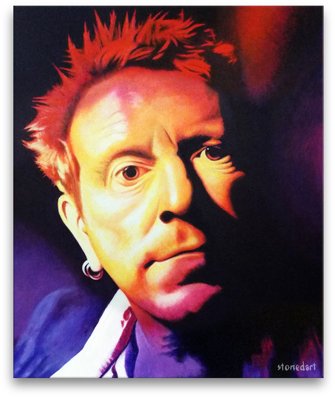 John Lydon original painting art