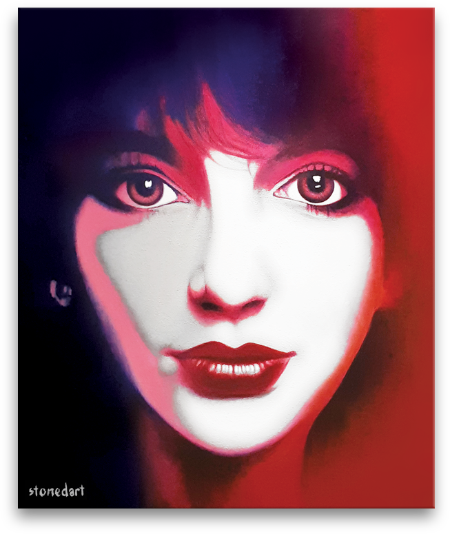 Kate Bush original painting art