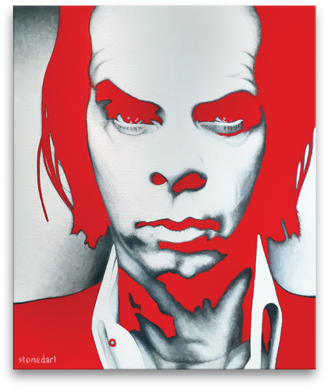 Nick Cave original painting art