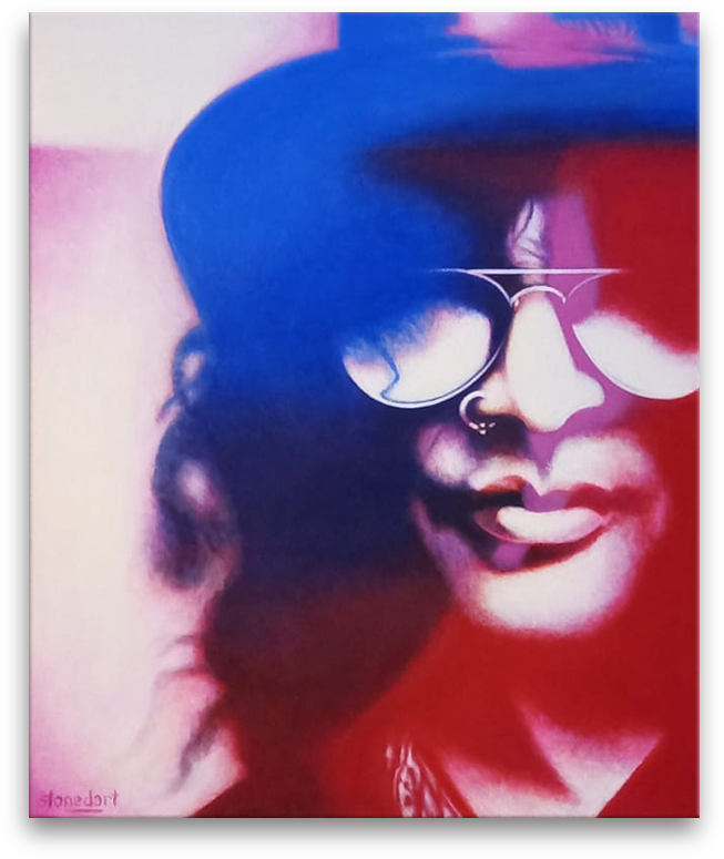Slash original painting art