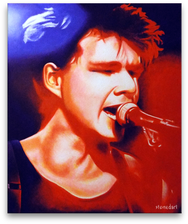Stuart Adamson original painting art