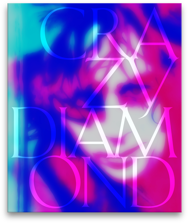 Syd Barrett stramashed digital artwork